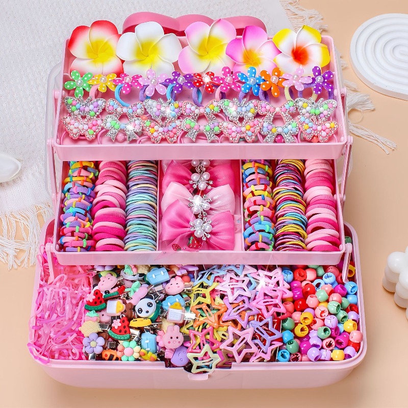 Travel Accessories For 10 Year Old Girl - 546 szt. Zestaw elastycznych gumek do