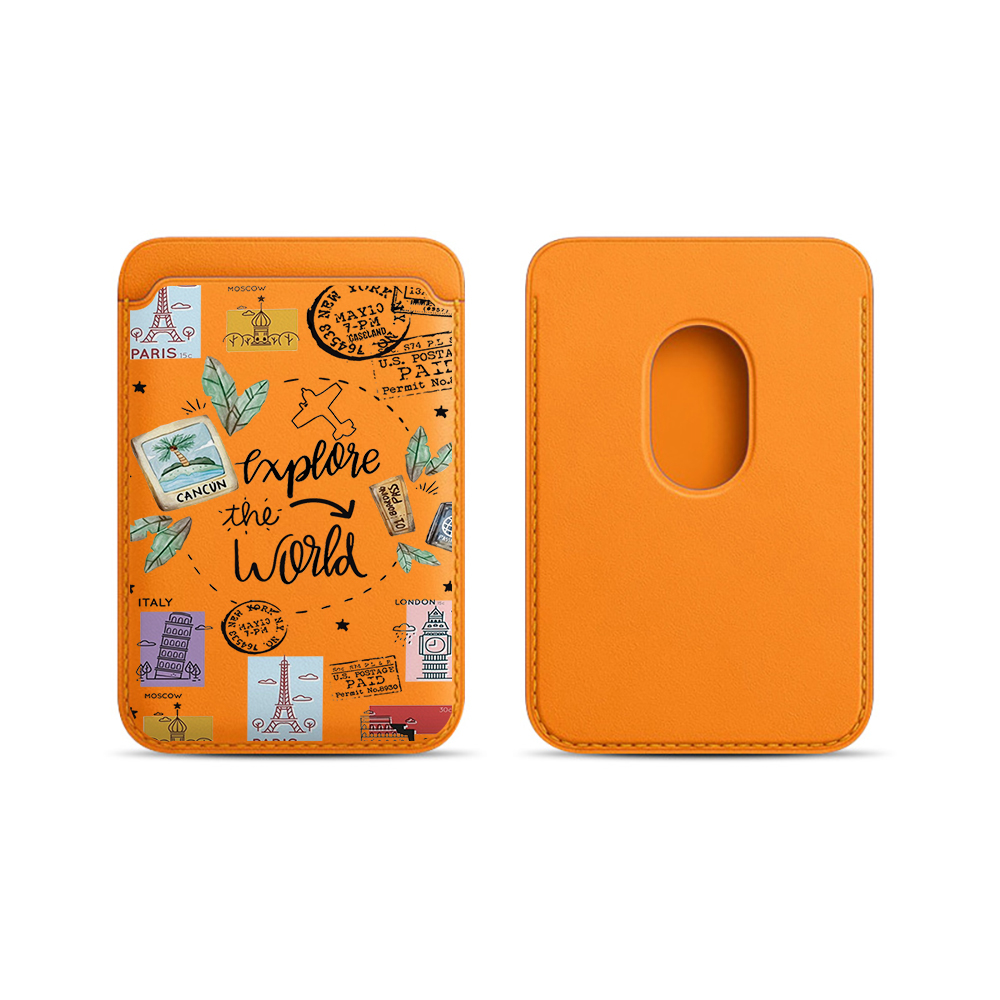 Travel Accessories Leather - Modny skórzany portfel na karty INS,