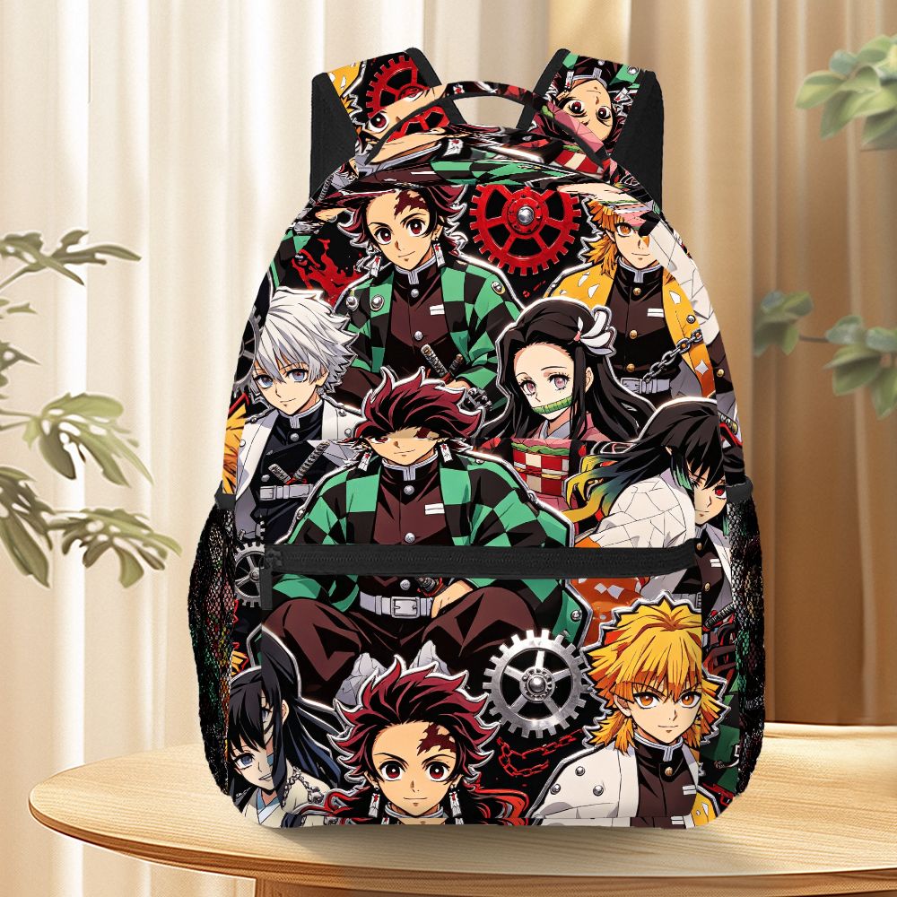 Travel Packing Accessories - Plecak Anime Demon Slayer z Nadrukiem