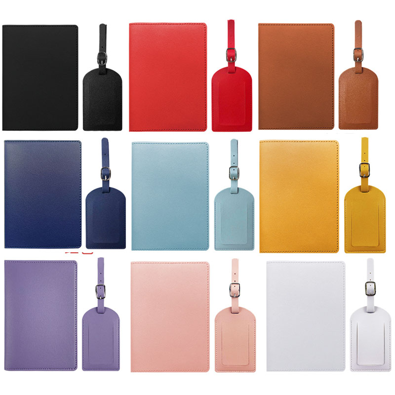 Travel Accessories Gift Set - Podróżna okładka na paszport PU Przywieszki