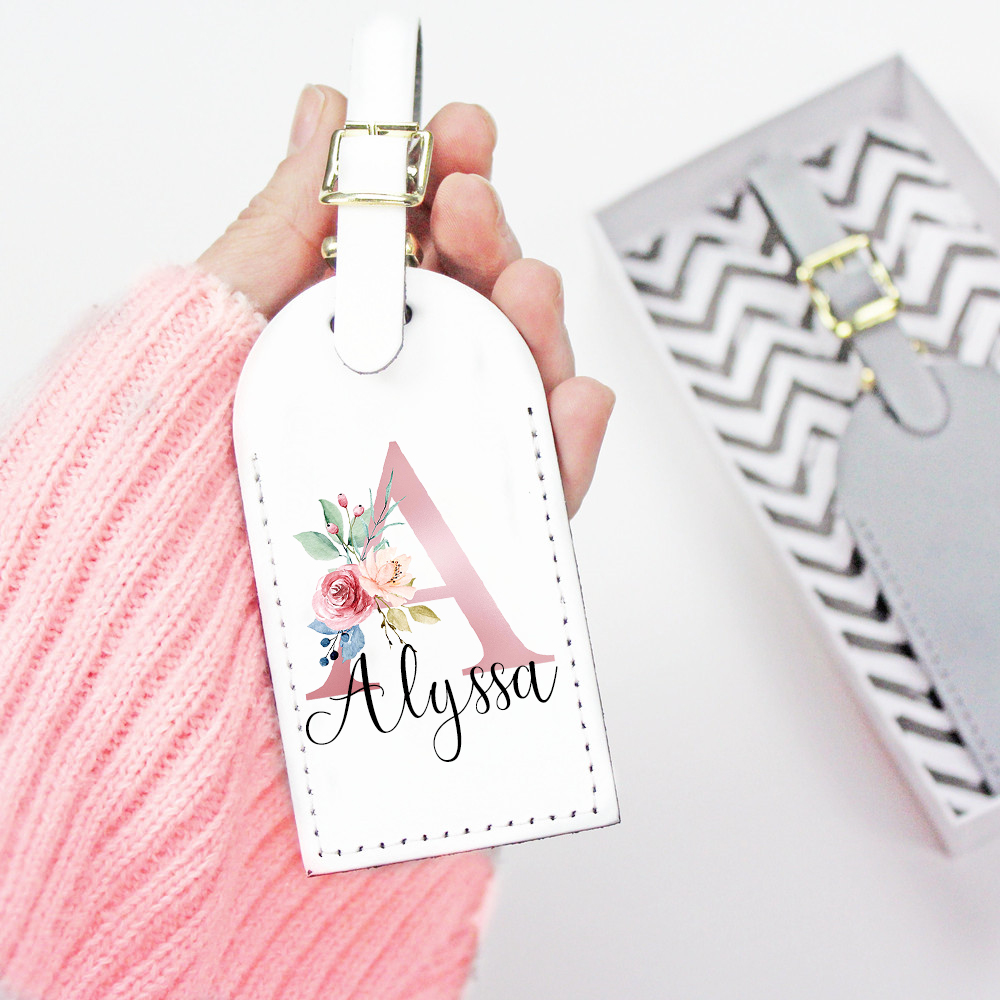 Travel Accessories Gifts For Her - Spersonalizowana nazwa własna Pu skórzana zawieszka