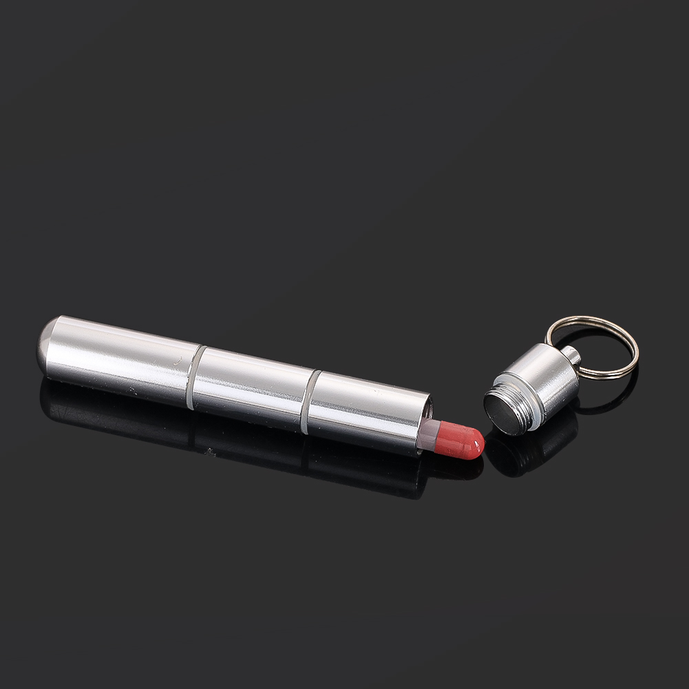 Travel Accessories For Europe - Kapsułka z brelokiem ze stali nierdzewnej