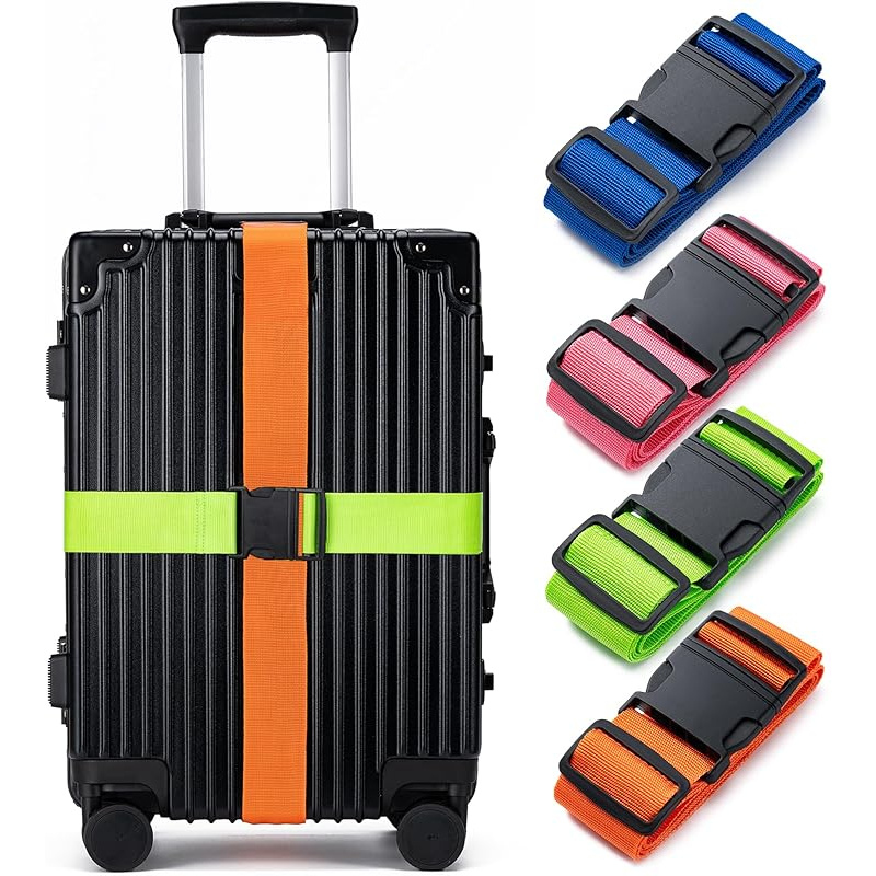Travel Accessories Gift Set - Zestaw 4 pasków do bagażu, pasek