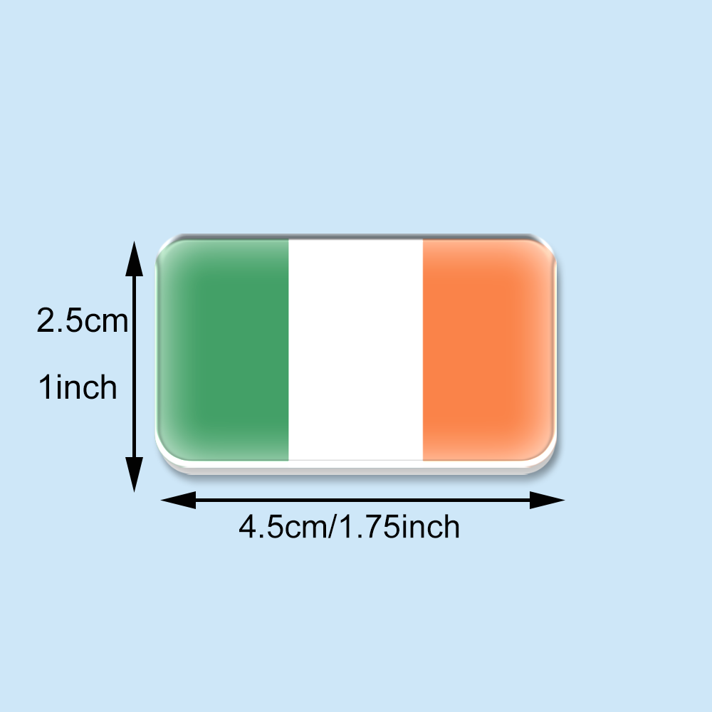 Akrylowa broszka z flagą Irlan – Travel Accessories Ireland recenzja i cena