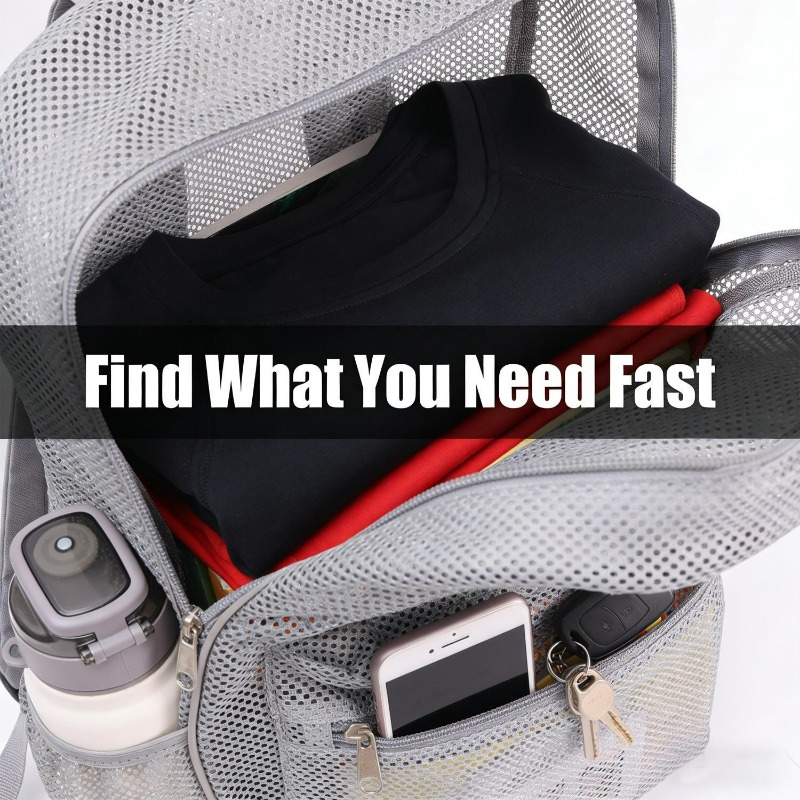 Oddychający plecak z siatki, l – Travel Packing Accessories recenzja i cena