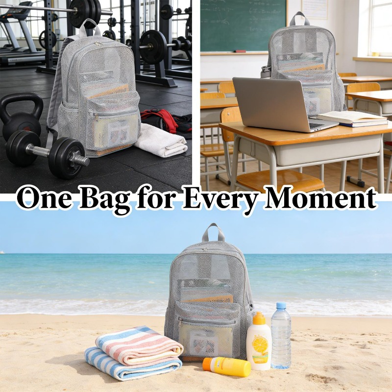 Oddychający plecak z siatki, l – Travel Packing Accessories recenzja i cena