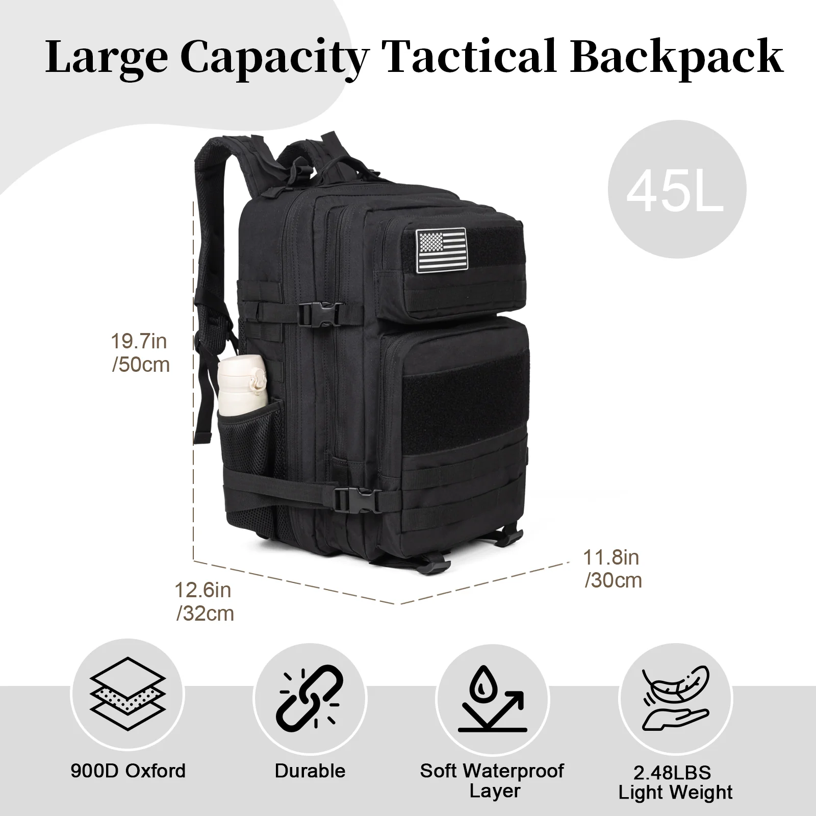 60L Wojskowy Plecak Taktyczny  – Travel Packing Accessories recenzja i cena