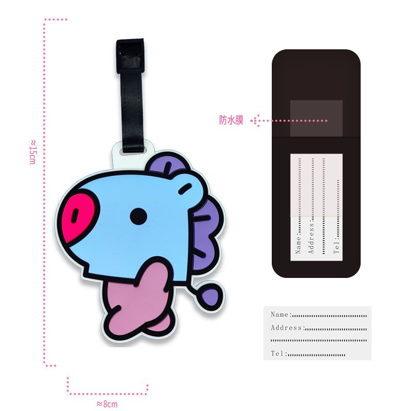 Uroczy breloczek BT21, kresków – Travel Accessories Gift Set recenzja i cena