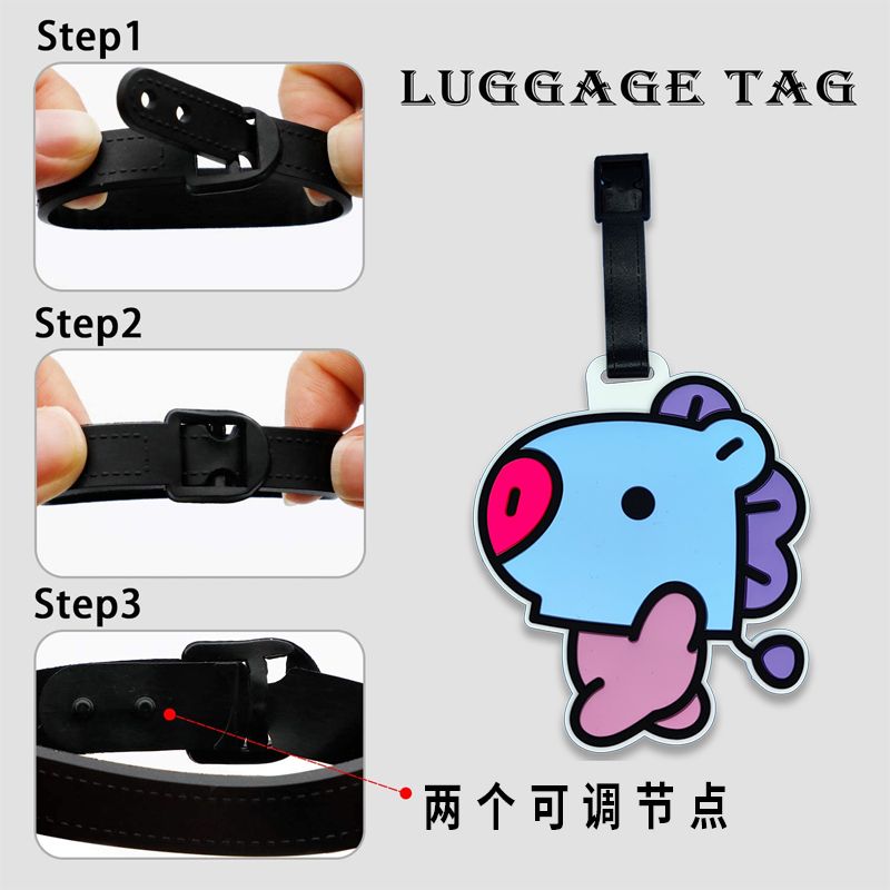 Uroczy breloczek BT21, kresków – Travel Accessories Gift Set recenzja i cena