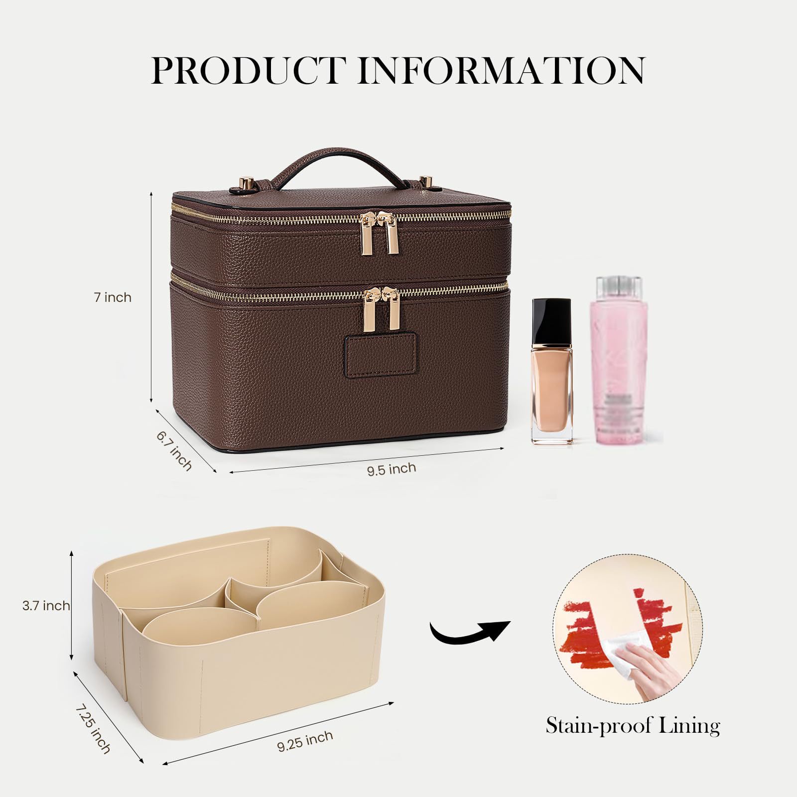 Duża, dwuwarstwowa, luksusowa  – Travel Accessories Leather recenzja i cena