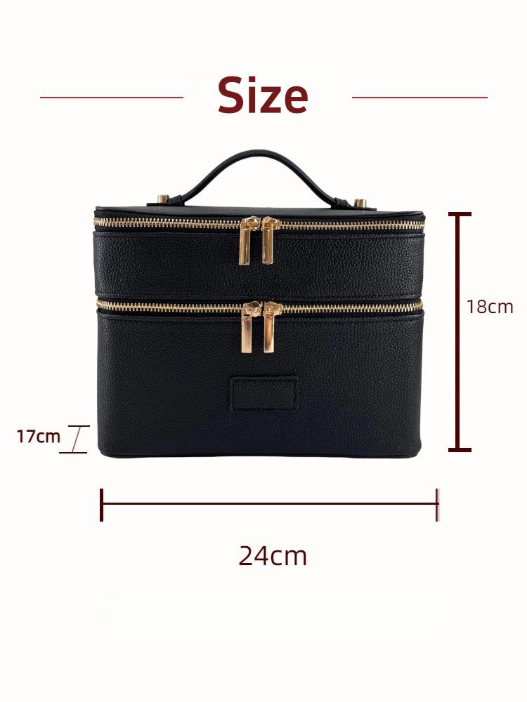 Duża, dwuwarstwowa, luksusowa  – Travel Accessories Leather recenzja i cena