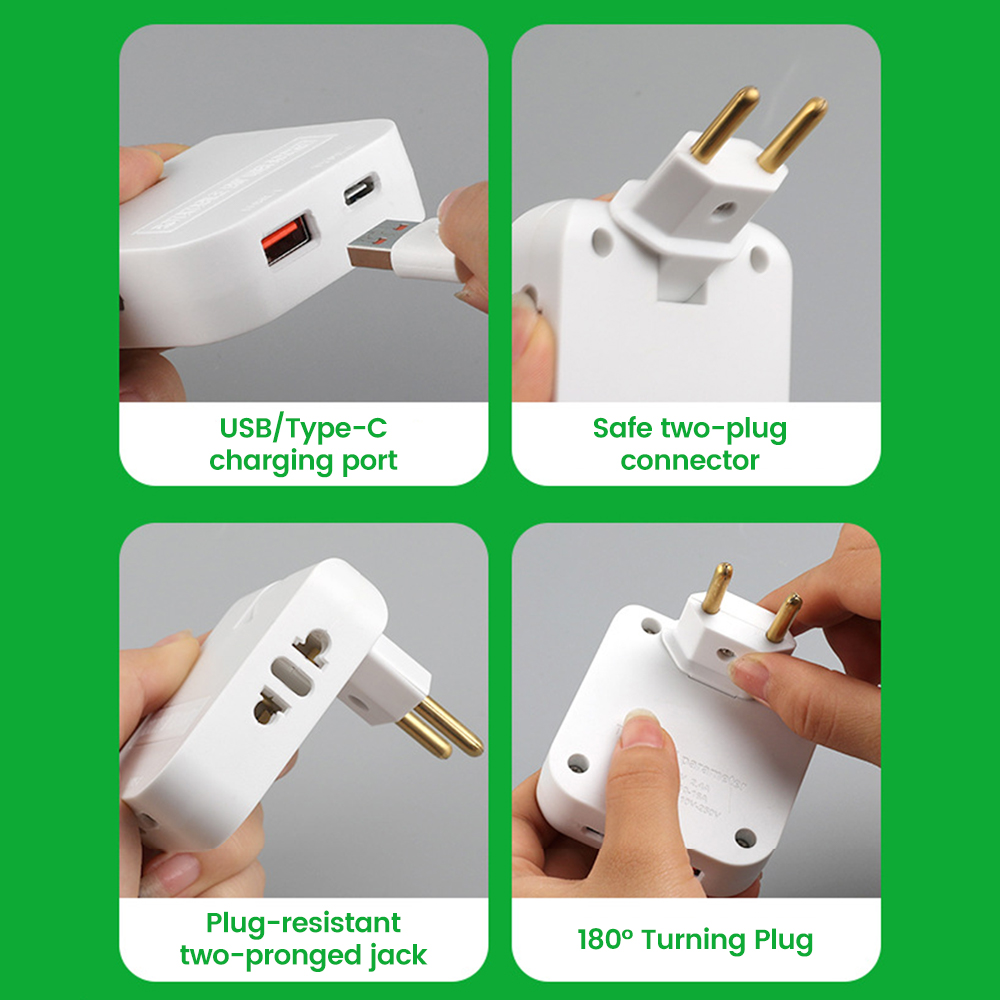 Adapter wtyczki 3 w 1 EU/US, s – Travel Accessories For Europe recenzja i cena
