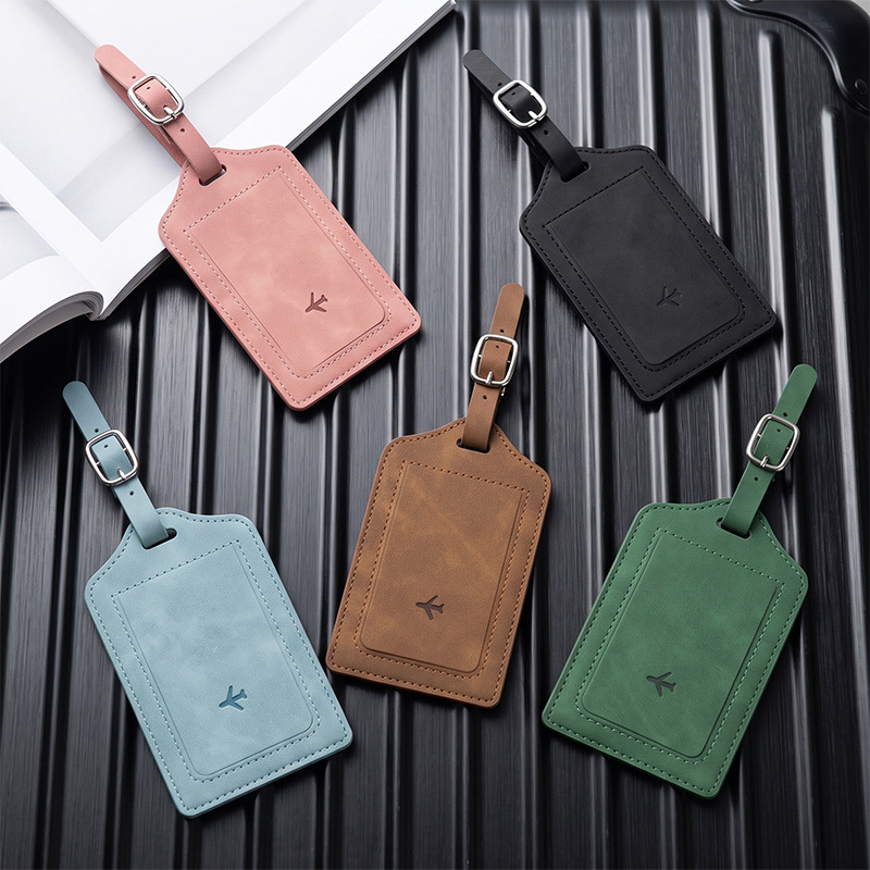 1 szt. etykieta na bagaż z PU  – Travel Accessories B&M recenzja i cena