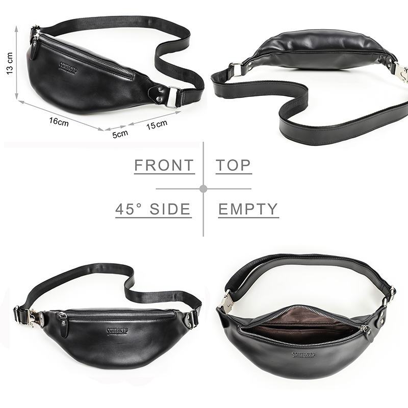 CONTACT'S Męskie saszetki biod – Travel Accessories Leather recenzja i cena