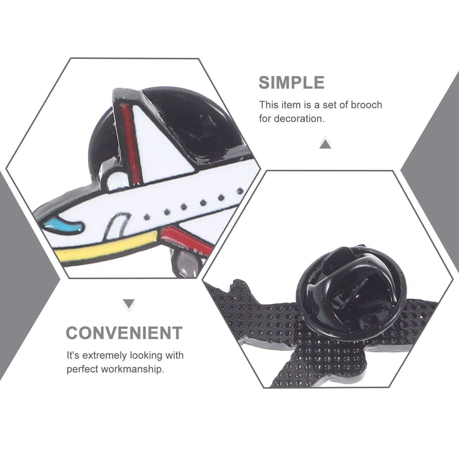 Zestaw 2 broszek w kształcie s – Travel Accessories Ideas recenzja i cena